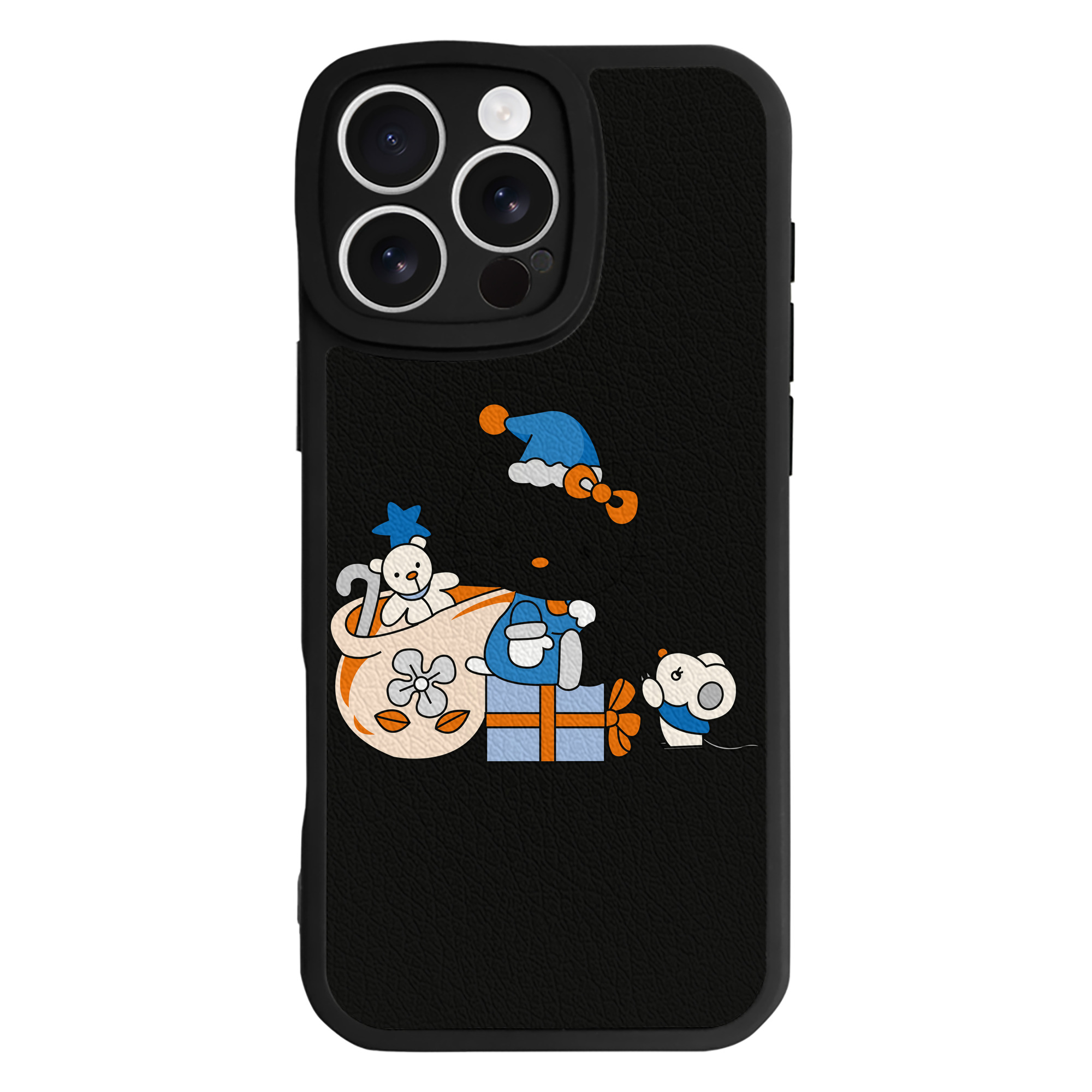 （画像用） Hello Kitty ハローキティ 【iPhone 16シリーズ対応】シリコンスマホケース（レザー調） 材質：シリコン